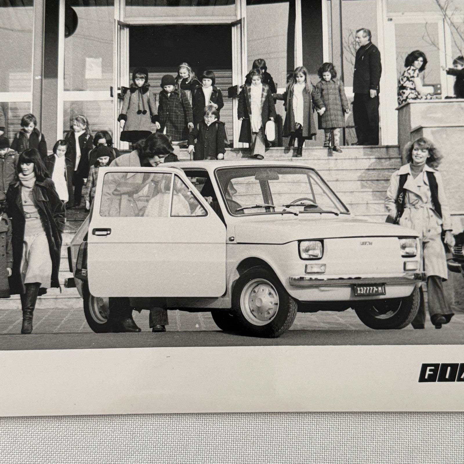 Fiat 126 Car Factory Press Photo Photograph Print 1976