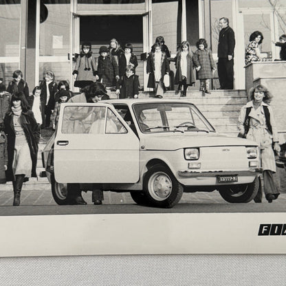 Fiat 126 Car Factory Press Photo Photograph Print 1976