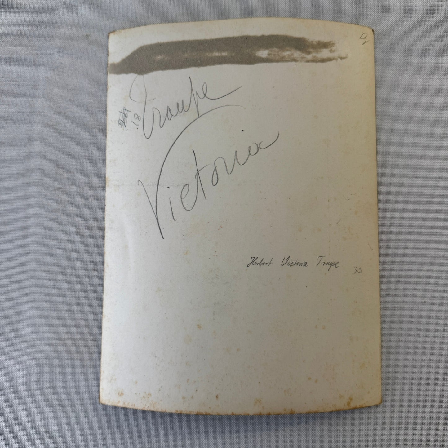 Vintage Circus Act Photo Photograph Musicians Unicycles Herbert Victoria Troupe