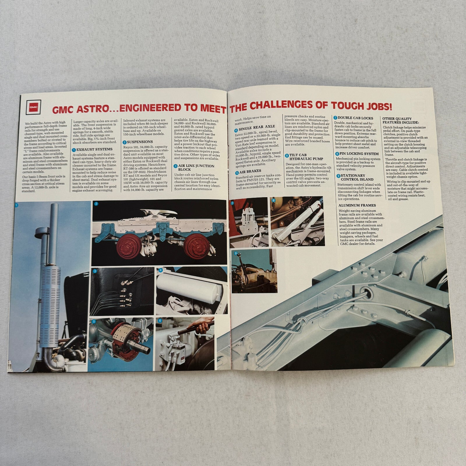 GMC Astro 95 Truck Sales Brochure Catalog Advertising Vintage