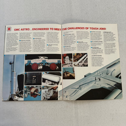 GMC Astro 95 Truck Sales Brochure Catalog Advertising Vintage