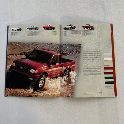 2001 Toyota Sales Brochure Catalog Tacoma Pickup Echo Celica MR2 Rav4 4Runner +