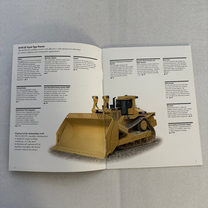 Caterpillar Cat D11R CD Carrydozer Tractor Construction Equipment Brochure