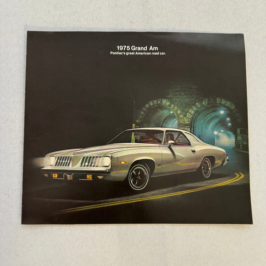 1975 Pontiac Grand Am Car Sales Brochure Catalog Advertising