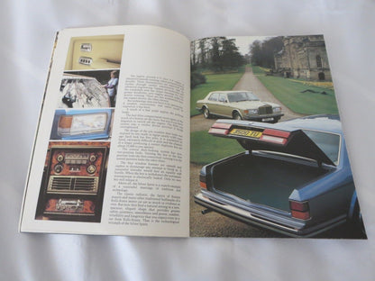 1981 Rolls Royce Silver Spirit & Bentley Mulsanne Sales Brochure Catalog