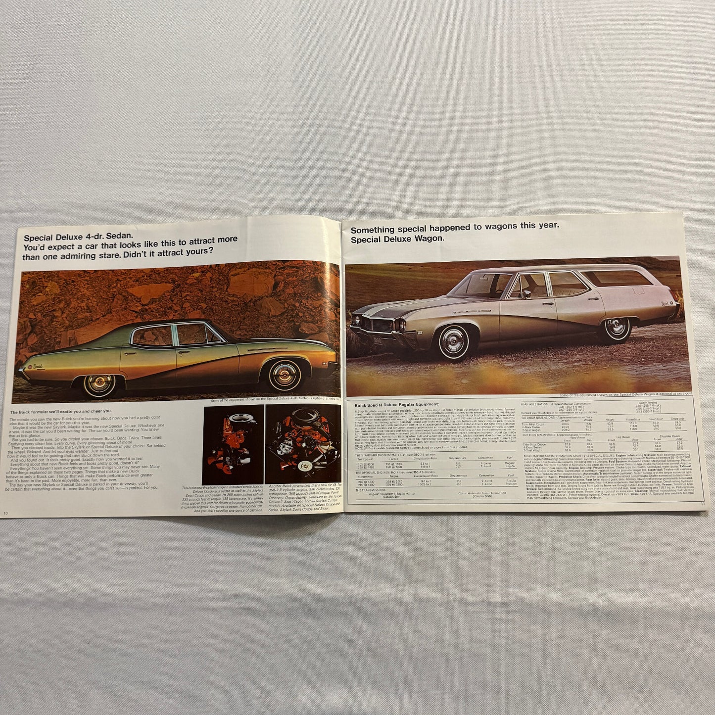 1968 Buick Sales Brochure Catalog GS400 GS350 Skylark Wildcat Electra Riviera +