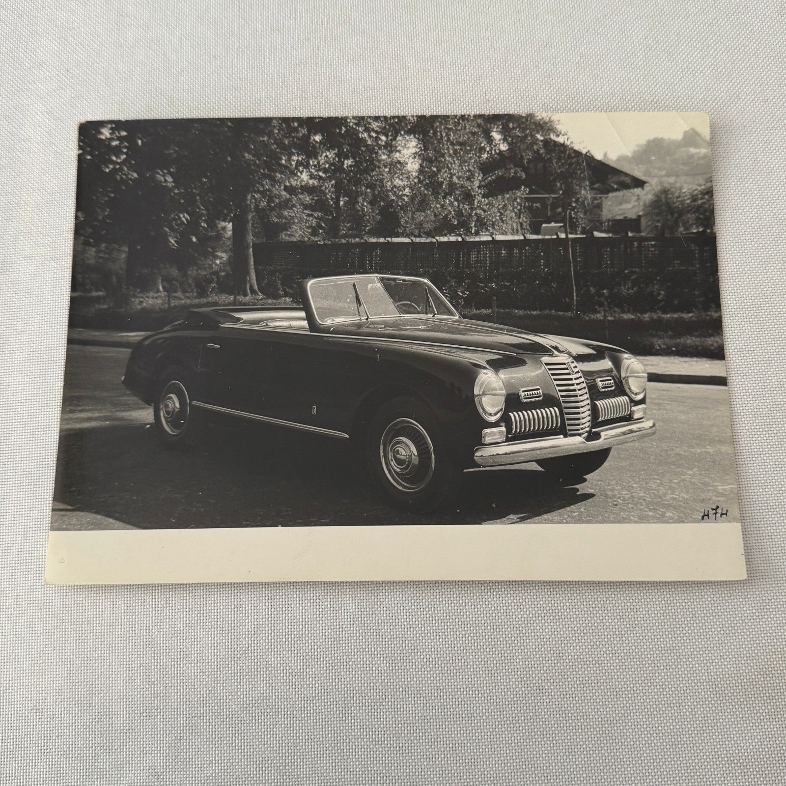 Carrozzeria Pininfarina Fiat 1100 Coachbuilder Car Factory Photo Photograph