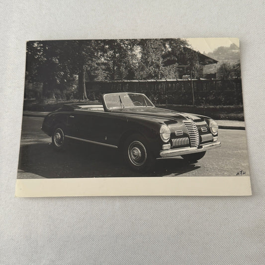Carrozzeria Pininfarina Fiat 1100 Coachbuilder Car Factory Photo Photograph
