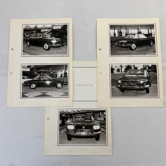 Panhard 24 C Coach Car at Autoshow Photo Photograph Lot Vintage Panhard 24C