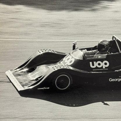 Vintage Racing Photo Photograph George Follmer UOP Race Car
