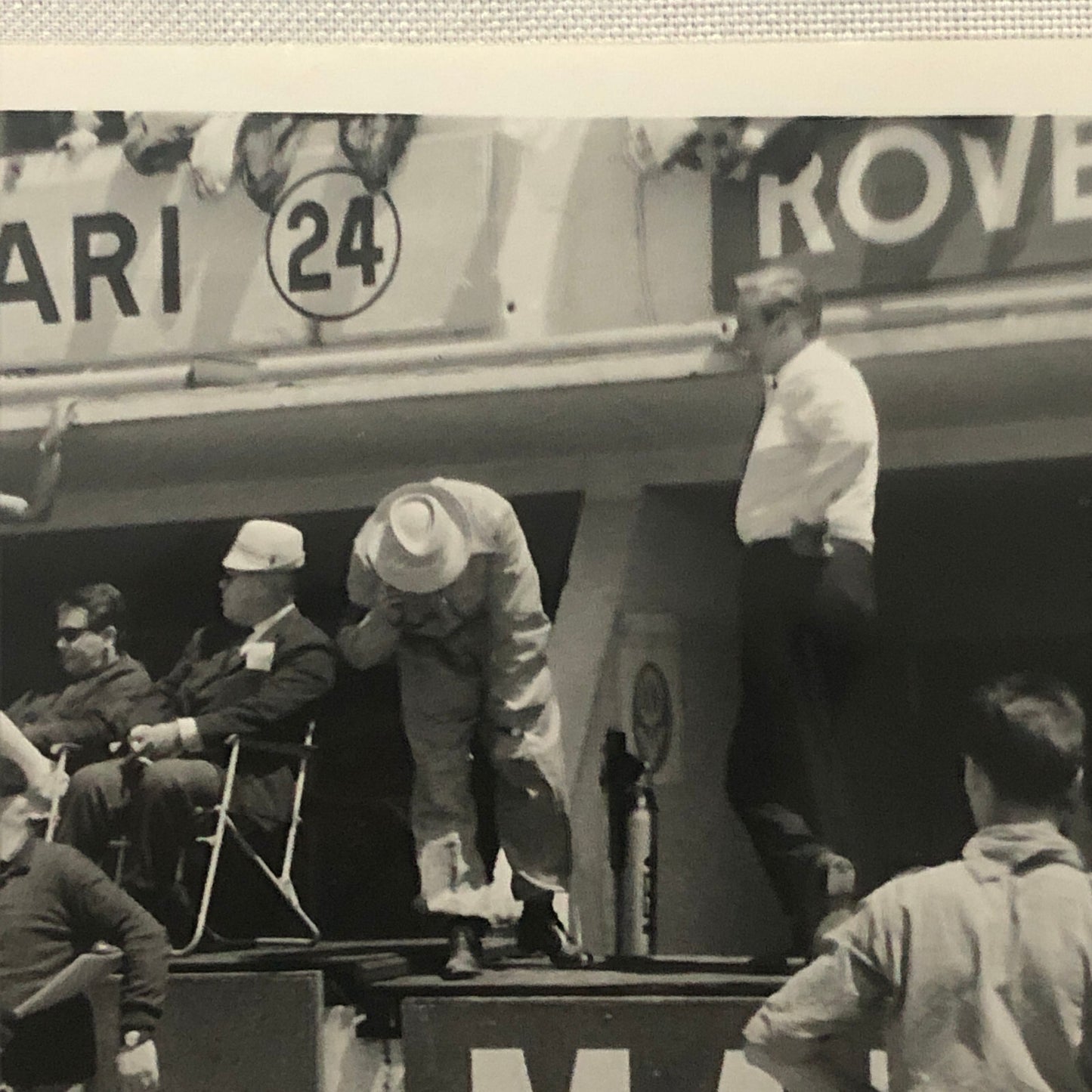 1963 Rover BRM at LeMans Racing Photo Photograph Print Vintage