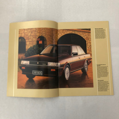 Toyota Cressida Car Sales Brochure Catalog Kombi Wagon German Italian French
