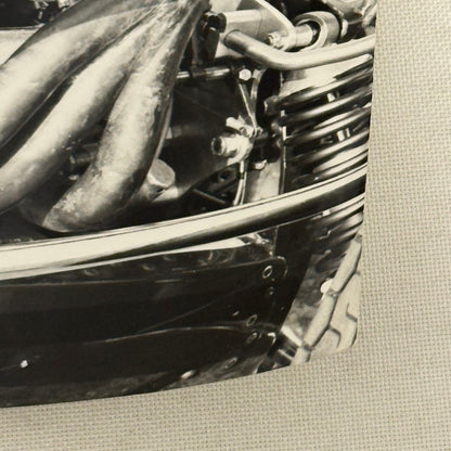 Vintage Cooper Maserati Racing Engine Photograph Car Motorsports Photo Print