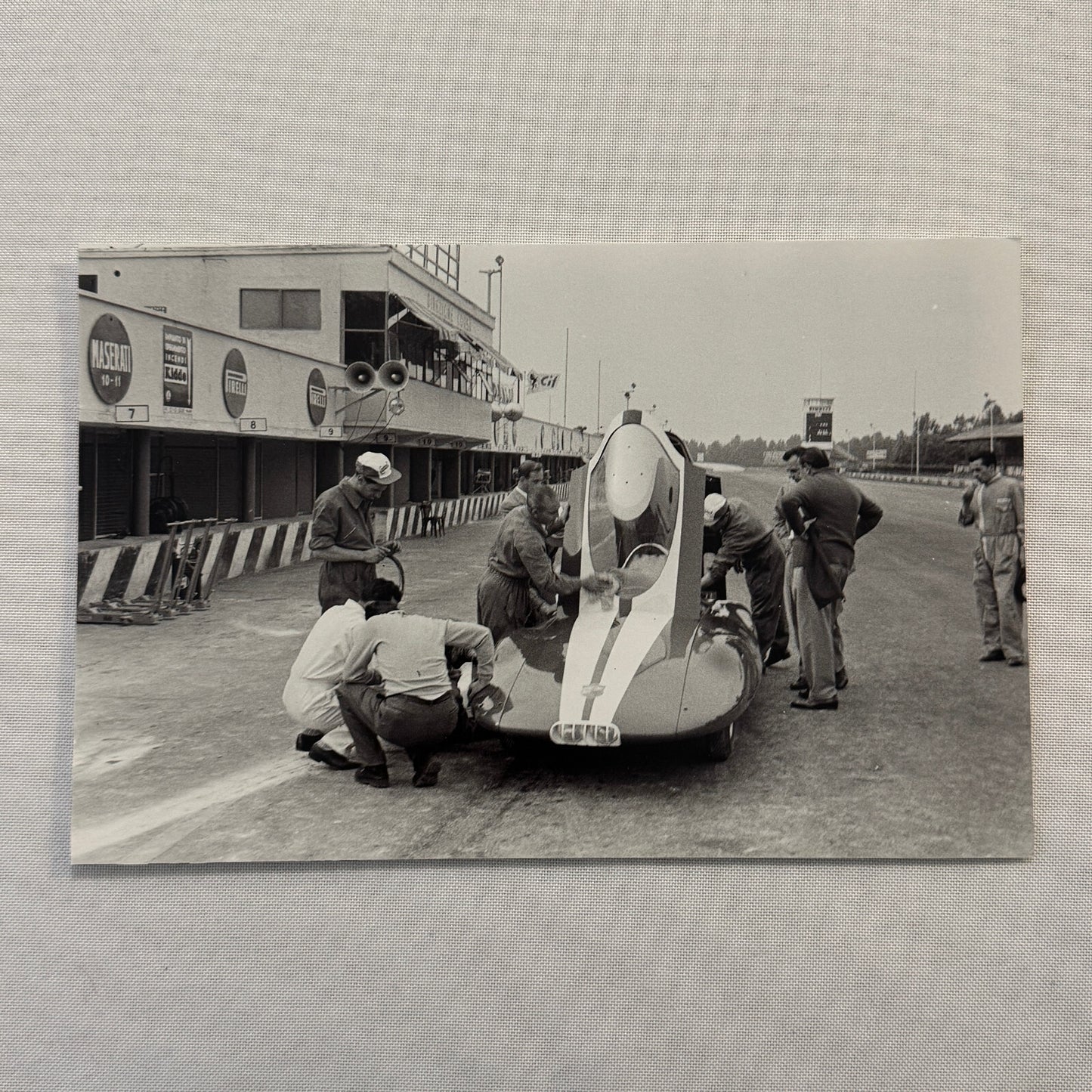 Fiat Abarth 750 Record Bertone 1956 Monza Racing Car Photo Photograph Modern