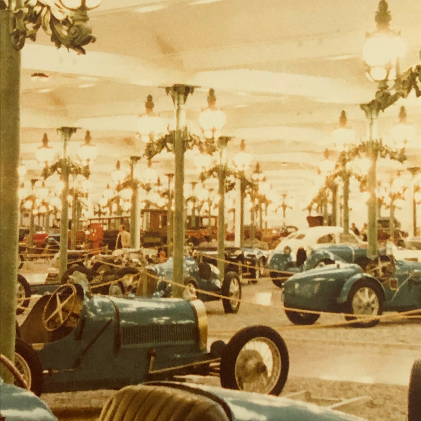 Vintage Bugatti Racing Schlumpf Collection Museum Photo Photograph Print 1984