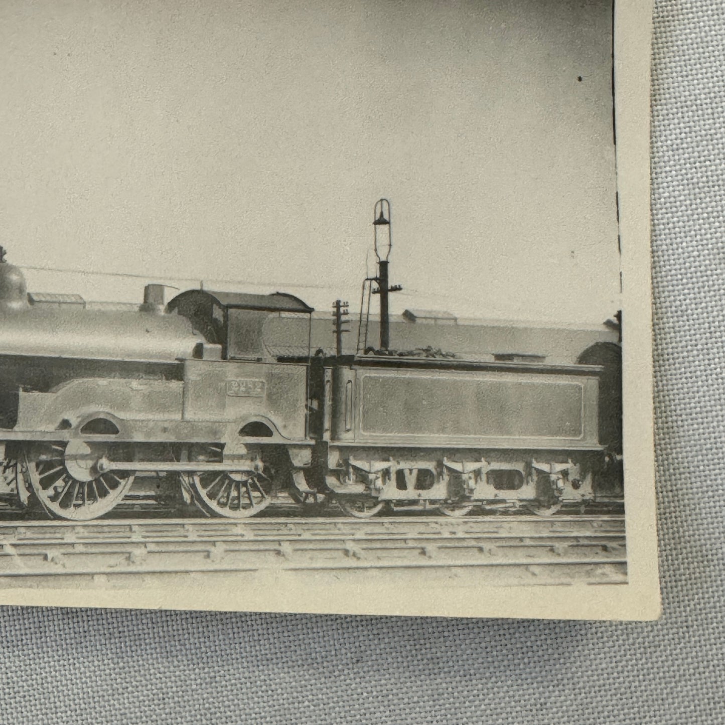 Vintage Train Locomotive Photo Photograph Railroad Railway Rail