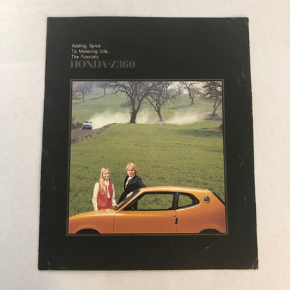 Vintage Honda Z360 Car Sales Brochure Catalog Honda Z 360