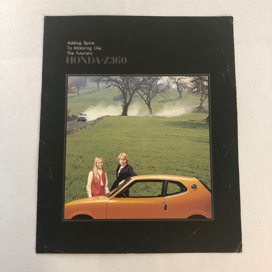 Vintage Honda Z360 Car Sales Brochure Catalog Honda Z 360
