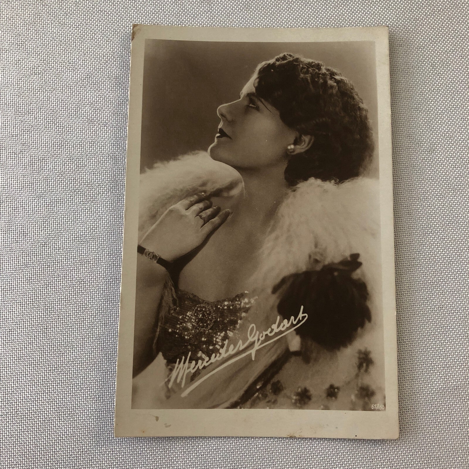 Circus Performer Acrobats Trapeze RPPC Real Photo Postcard Mercedes Godart