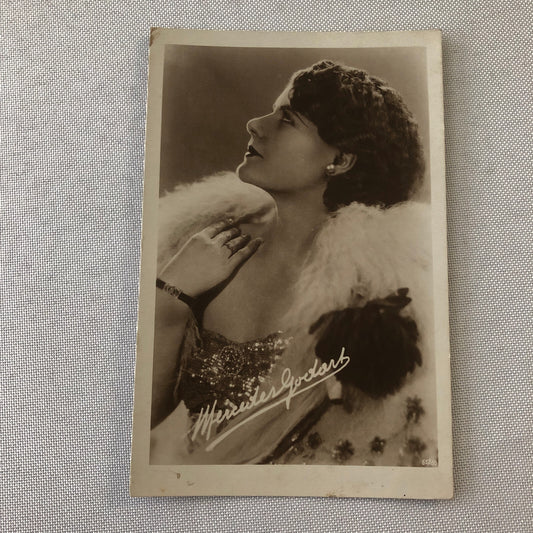 Circus Performer Acrobats Trapeze RPPC Real Photo Postcard Mercedes Godart