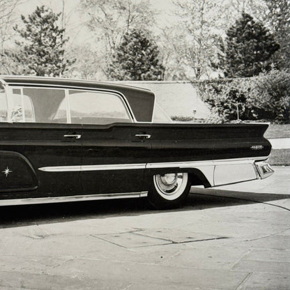 1958 Lincoln Continental Mark III Convertible Car Vintage Image Modern Print