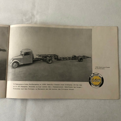 Vintage Dan Trailer and Truck Sales Brochure Catalog - DANISH Text 
