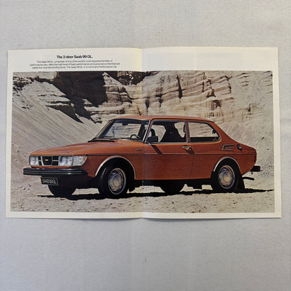 1979 Saab 99GL Car Sales Brochure Catalog Saab 99 GL Automobile