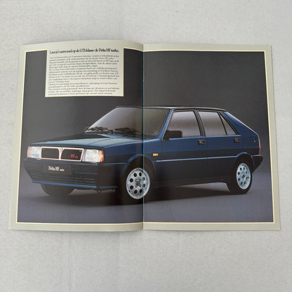 Lancia Delta Car Sales Brochure Catalog German Text GT HF Turbo 1.3