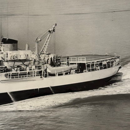 Vintage Ship Boat Photo Photograph Print HMCS Labrador Ship