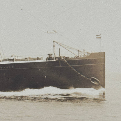 Vintage Ship Boat Photo Photograph Print Unidentified