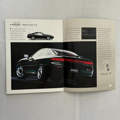 1993 Dodge Stealth Sports Car Sales Brochure Advertising