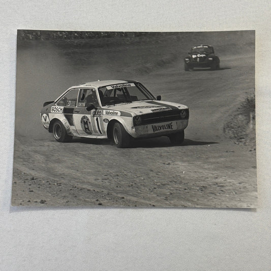 Vintage Rally Racing Photo Photograph DPPI Ford Escort VW Volkswagen Beetle