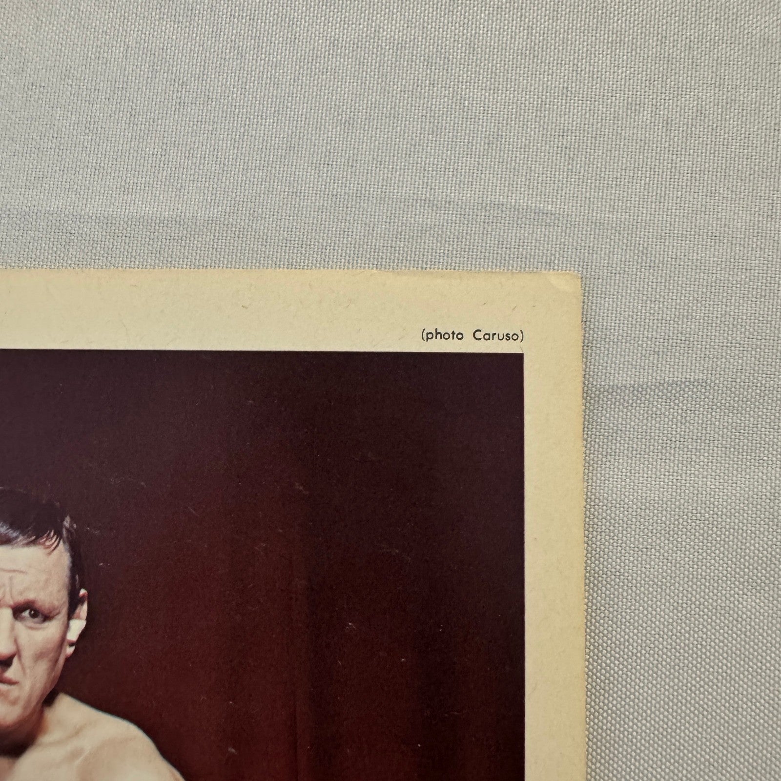 Vintage Wrestling Print Insert Wladek Killer Kowalski Quebec French 1973