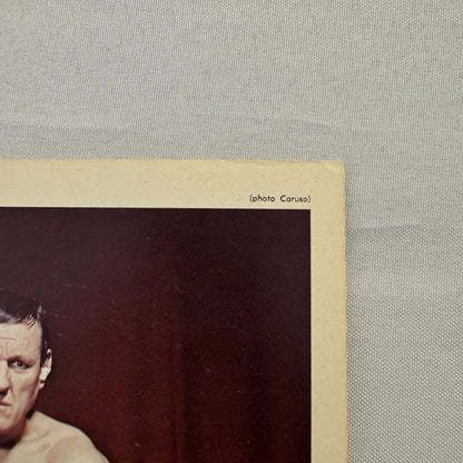 Vintage Wrestling Print Insert Wladek Killer Kowalski Quebec French 1973