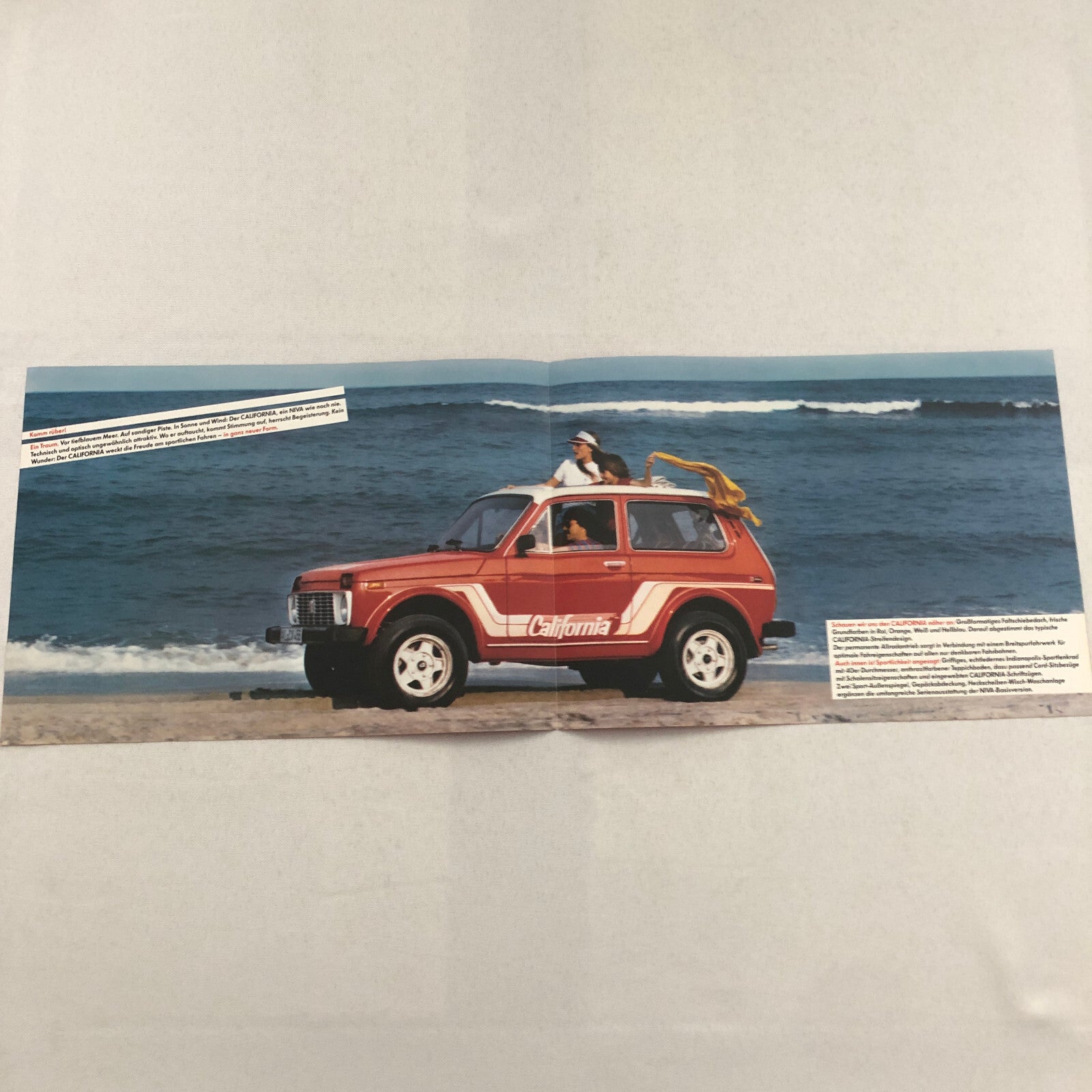 Lada Niva CALIFORNIA Edition Sales Brochure Catalog German Text European Market