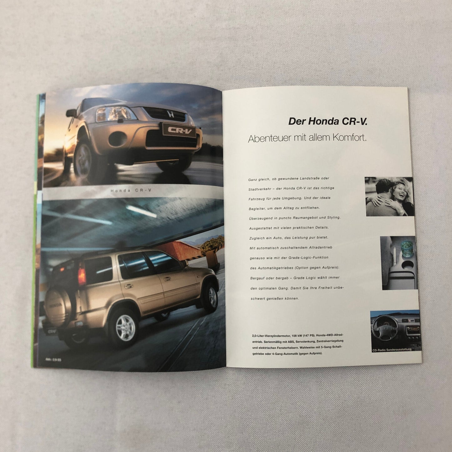 Honda Sales Brochure Catalog NSX S2000 Integra Type R Prelude Civic + GERMAN