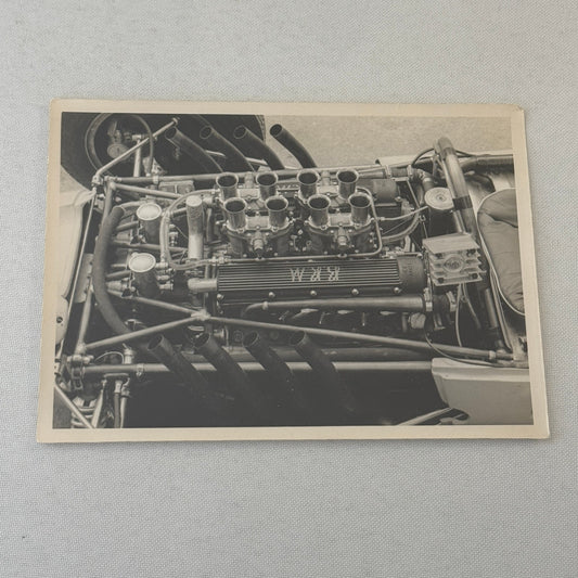 Vintage Racing Photo BRM Car Engine Motor Motorsport Photograph Print