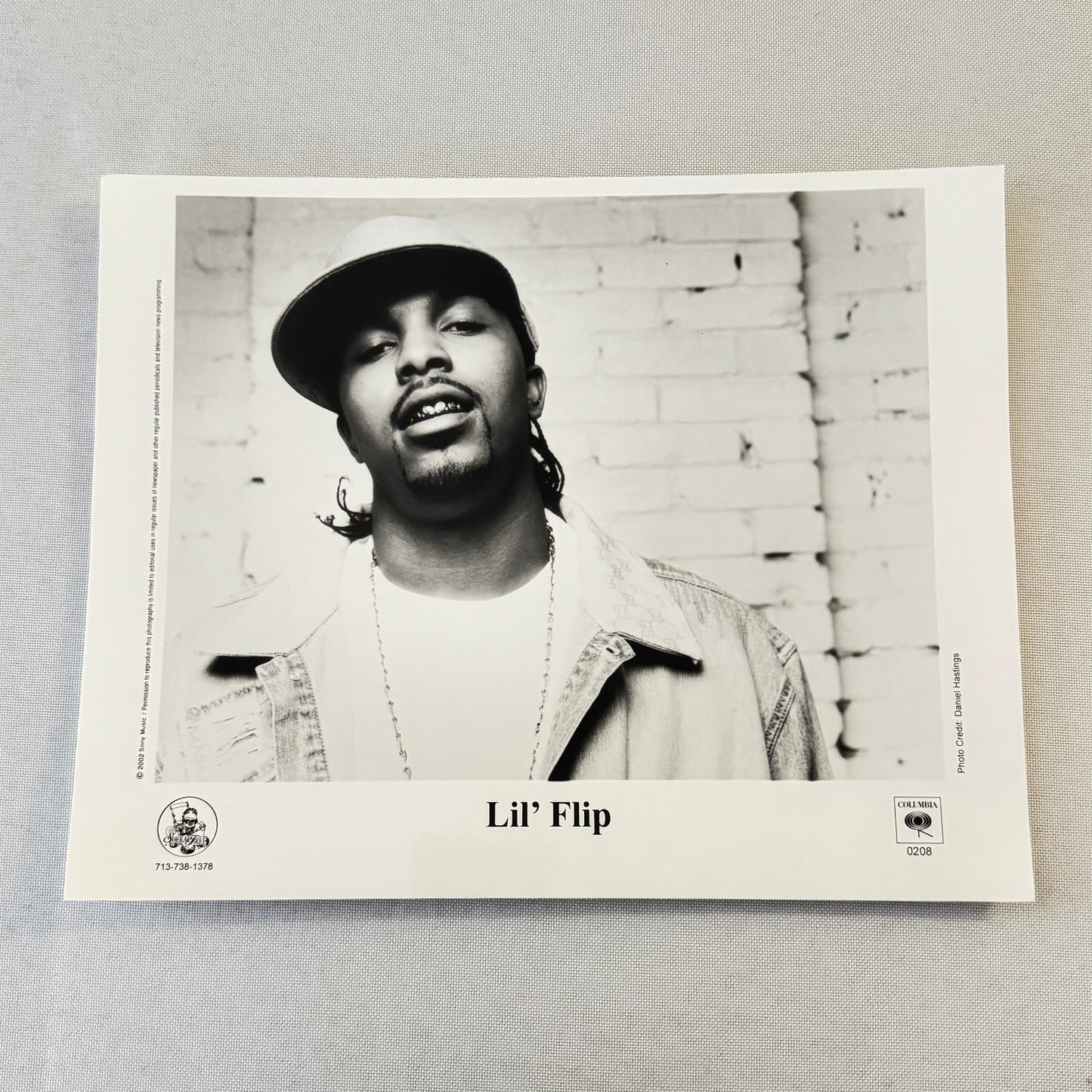 Lil Flip Music Publicity Press Photo Photograph Rap Hip Hop Rapper Artist 2002