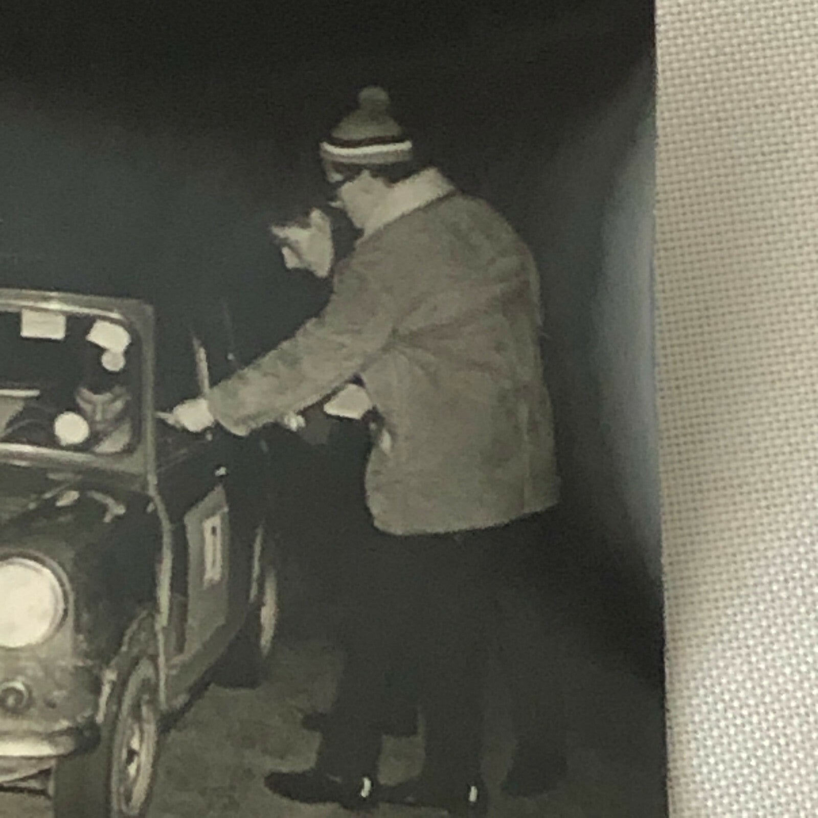 Vintage MINI Racing Car Photo Photograph Print - Rally Rallye Car ? 