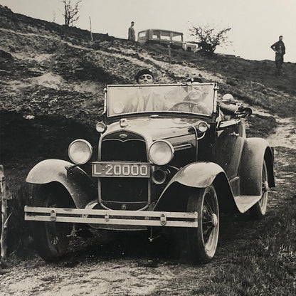 Vintage Antique Ford Car Photo Photograph Print Ford Model A