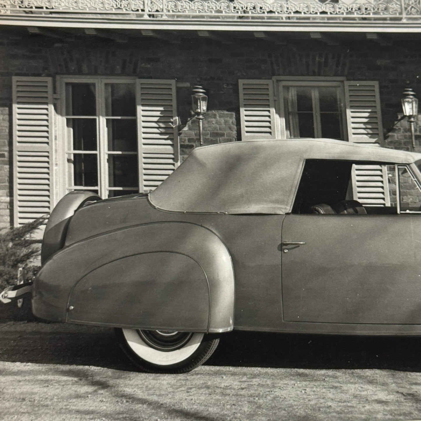 1946 Lincoln Continental Car Photo Photograph Vintage Image Modern Print