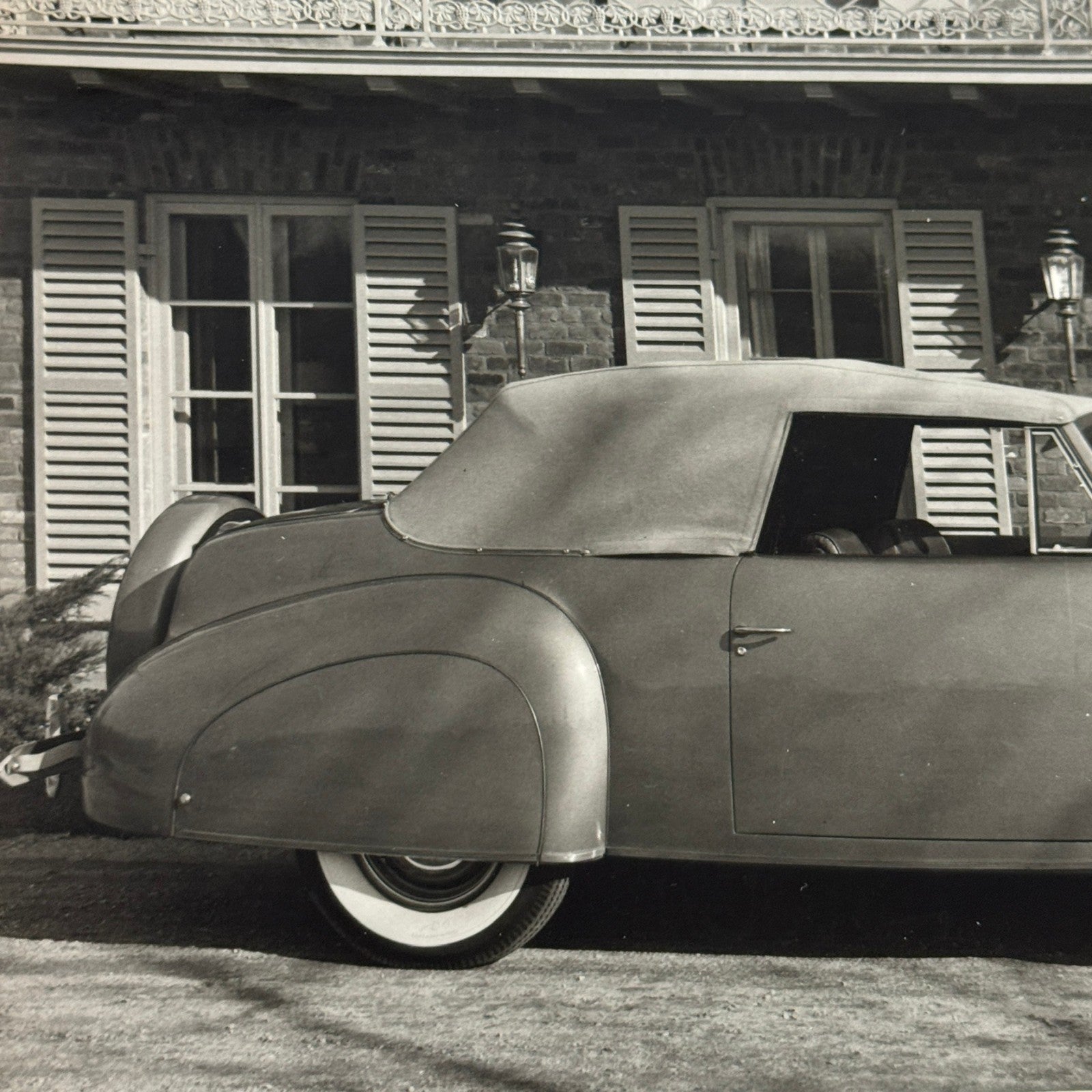1946 Lincoln Continental Car Photo Photograph Vintage Image Modern Print