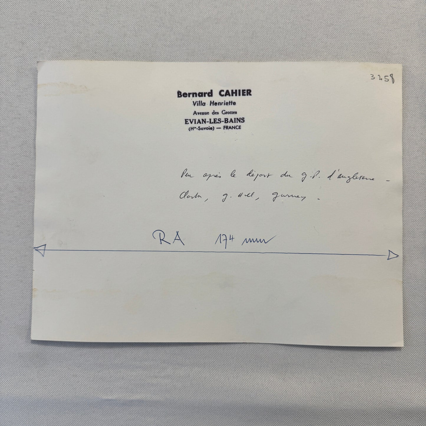 Vintage Grand Prix Car Racing Photo Photograph - Dan Gurney Jim Clark + Cahier 