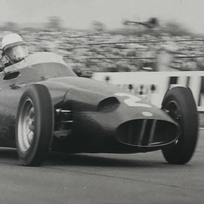 Vintage Racing Car Photograph Photo Print - BRM Car Mike Hawthorne ?