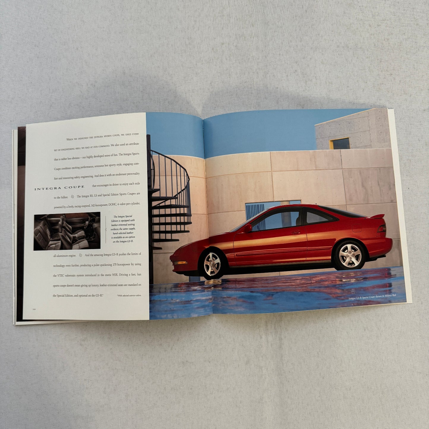 Acura Car Sales Brochure Catalog Integra NSX Legend TL 1995 1996