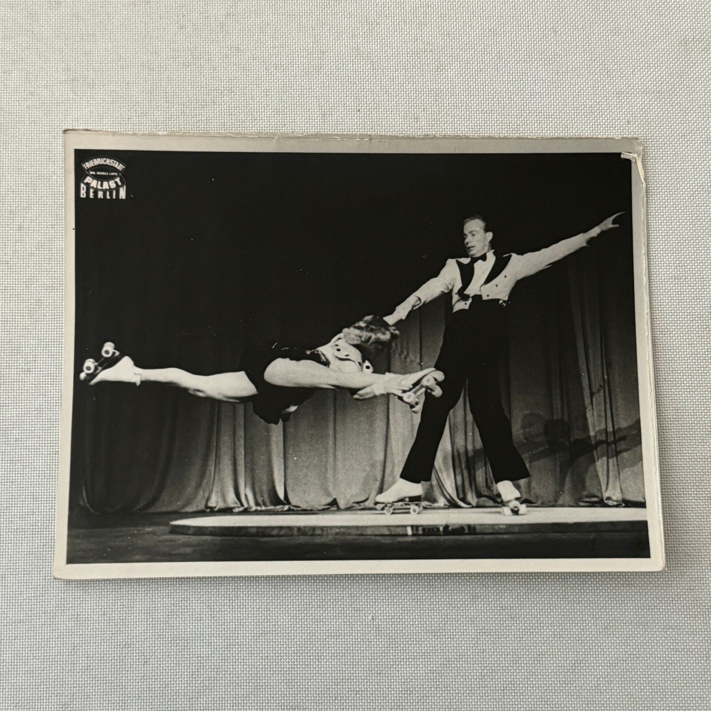 Vintage Circus Rollerskating Roller Skate Act Photo Photograph Berlin