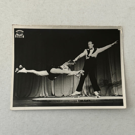 Vintage Circus Rollerskating Roller Skate Act Photo Photograph Berlin