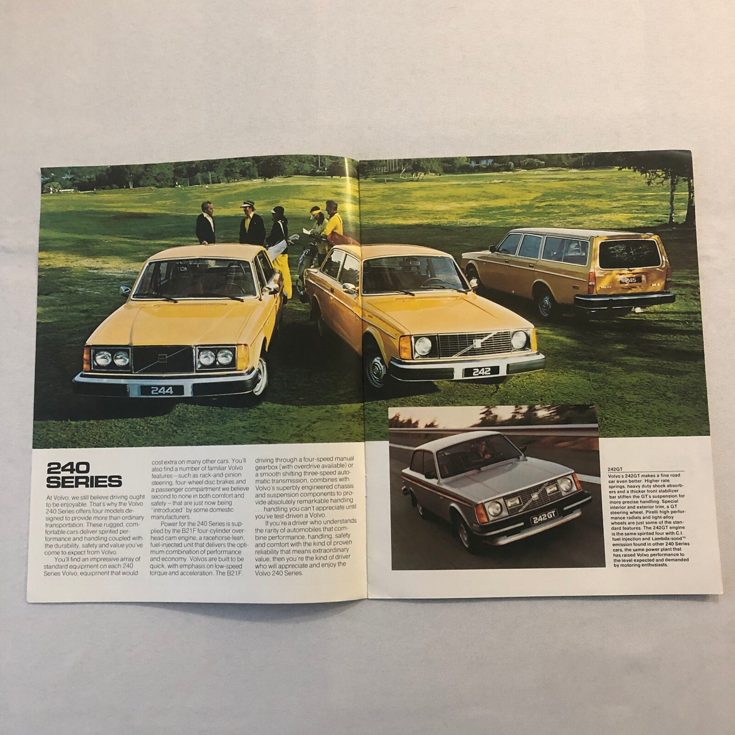 1979 Volvo 240 and 260 Series Sales Brochure Catalog Sedan Station Wagon