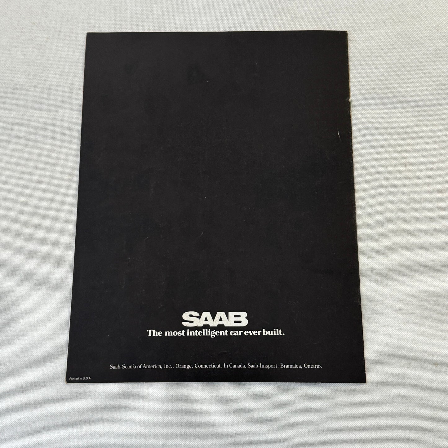 Saab 900 Turbo Car Sales Brochure Catalog Advertising Vintage