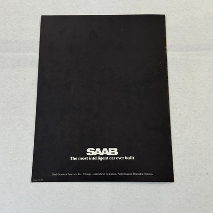 Saab 900 Turbo Car Sales Brochure Catalog Advertising Vintage